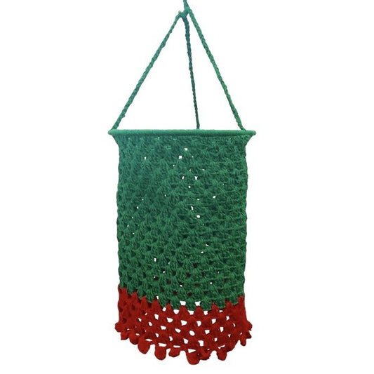 Luna-Leena Lampion Crochet - Groen - Organisch katoen - Handhaak in Nepal