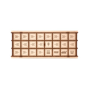 Eco Wood Art (EWA) 2 in 1 Bordspel, Senet en Ur