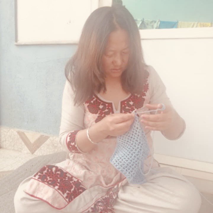 Luna-Leena Bag Kids - Light Blue - Organic Cotton - Handgehaakt in Nepal