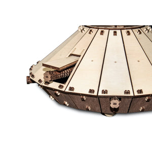 Eco Wood Art (EWA) 3D Mechanische Puzzel Da Vinci Tank 716