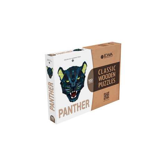 Eco Wood Art (EWA) Houten Legpuzzel Panter/Panther