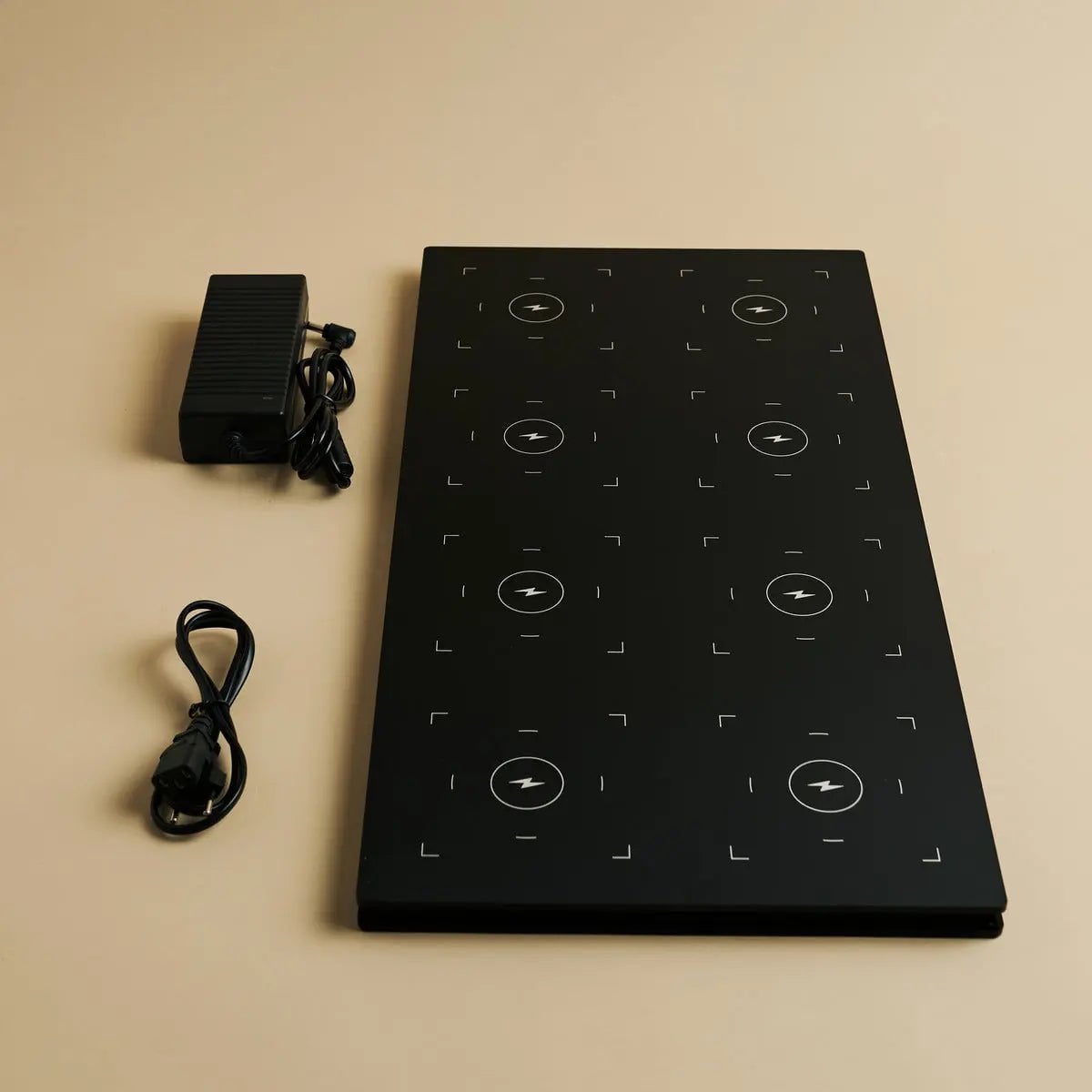 Tavellio - Combiset Professioneel | 8 x Sarphati Mini Mouse grijze oplaadbare tafellampen en 1 x laadstation voor het Central Station