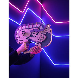 Eco Wood Art (EWA) 3D Mechanische Puzzel, Ping Pong Gun, 4189, 38,7x9,6x29,8cm