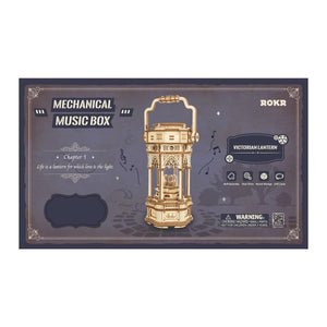 Robotime, Muziekdoos Hout DIY 3D Puzzel Victorian Lantern