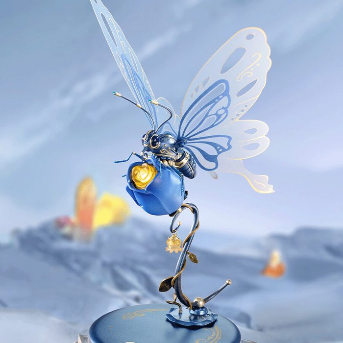 Robotime, Laat ze hun Ipad vergeten met dit 3D DIY Kunststof Bouwpakket Vlinder