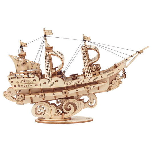 Robotime, 3D Houten Puzzel Sailing Ship