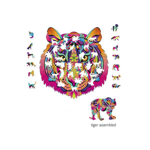 Logica Giochi Mandala Houten Legpuzzel Tijger/ Tiger