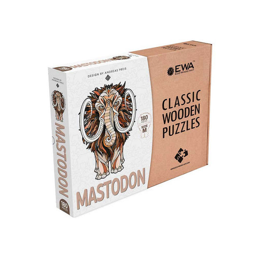 Eco Wood Art (EWA) Houten Legpuzzel Mammoet/ Mastodon