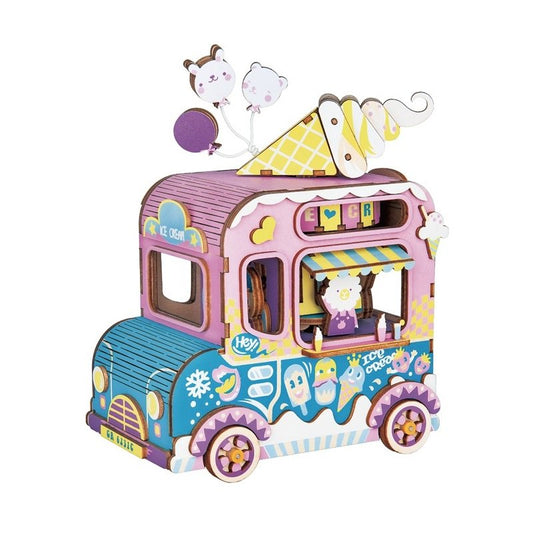 Muziekdoos Hout DIY 3D Puzzel Moving Flavor, Robotime
