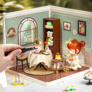 Robotime, DIY Huisje Super Creator Sweet Sips Tea, DW011, 16,3x16,3x15,2cm
