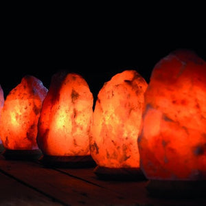 Himalaya Salt Dreams Zoutlamp met Houtenvoet