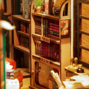 Robotime, DIY Book Nook Boekensteun Shakespeare's, TGB07, 20x11,5x22cm