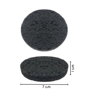 green-goose Bamboe Houtskool Cellulose Sponsjes | 60 Stuks