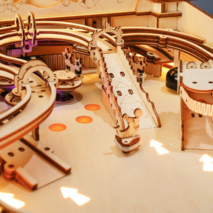 Robotime, 3D Houten Puzzel Flipperkast/Pinball Machine