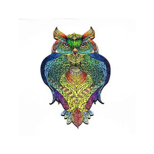 Logica Giochi Mandala Houten Legpuzzels Uil/ Owl