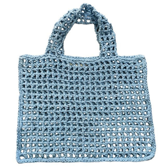 Luna-Leena Bag Kids - Light Blue - Organic Cotton - Handgehaakt in Nepal