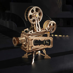 Robotime, Houten Puzzel 3D Vitascope/Movieprojector