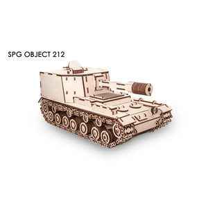 Eco-Wood-Art (EWA) 3D Mechanische Puzzel Tank SAU-212