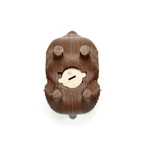 Eco Wood Art (EWA) 3D Houten Bouwset Spaarpot Hondje/Dog, 3786, 15x9,1x15,7cm
