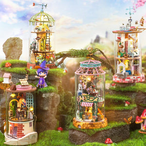 Poppenhuisje DIY Bloomy House, Robotime