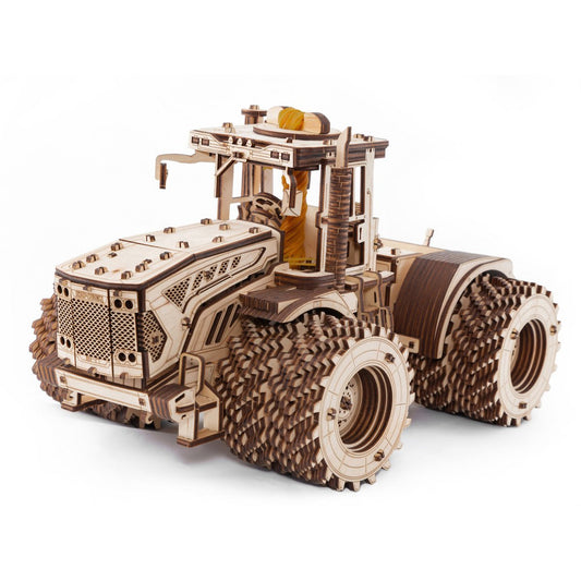 Eco Wood Art (EWA) 3D Mechanische Puzzel, Tractor K-7M