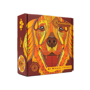 Logica Giochi Mandala Houten Legpuzzel Hond/ Dog, 24,7x28,5cm
