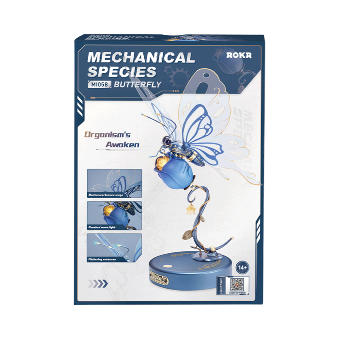 Robotime, Laat ze hun Ipad vergeten met dit 3D DIY Kunststof Bouwpakket Vlinder