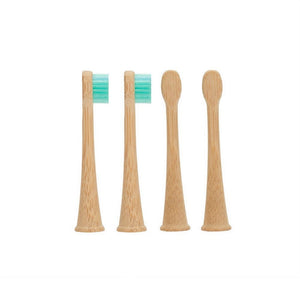 green-goose Sonicare Bamboe Opzetborstels Kinderen - 4 Stuks - Groen