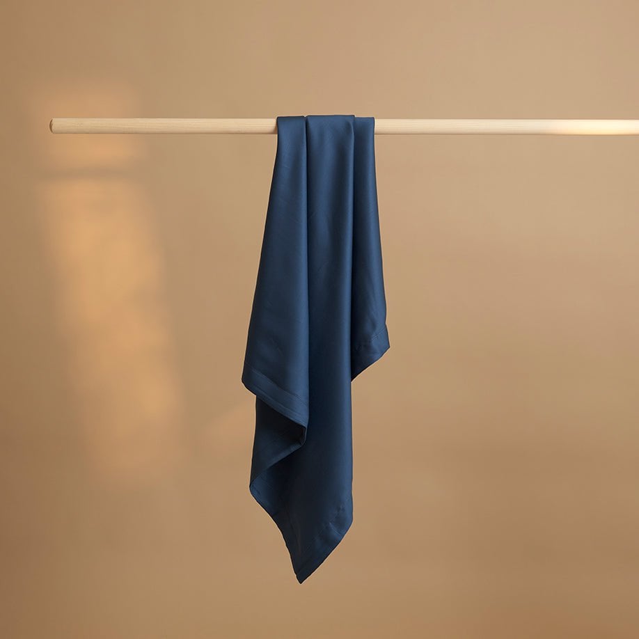 TENCEL™ - Sateen Kussensloop Donker Blauw