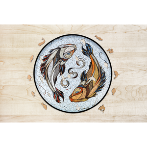 Eco Wood Art (EWA) Houten Legpuzzel Koi Karper/ Kois Size S