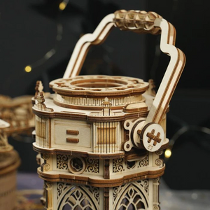 Robotime, Muziekdoos Hout DIY 3D Puzzel Victorian Lantern