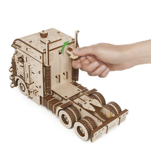 Eco Wood Art, (EWA) 3D Houten Puzzel Truck Road King