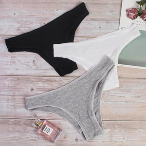 green-goose Bamboe Dames Slip | 4 Stuks | Grijs