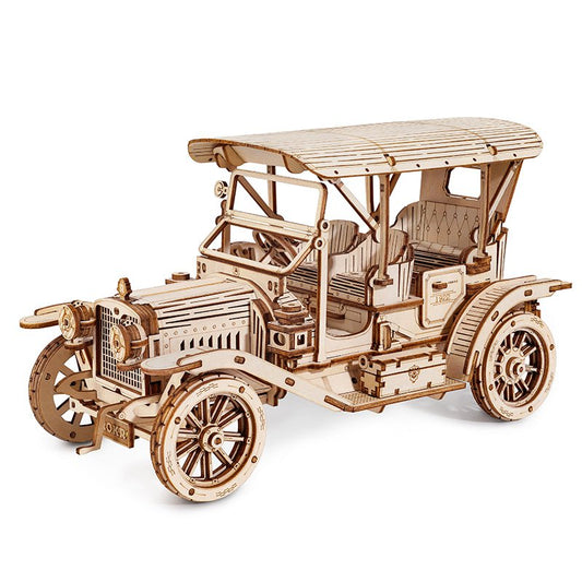 Robotime, Houten Puzzel 3D Vintage Car