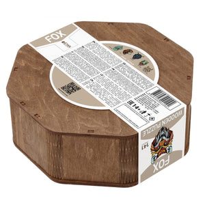 Eco Wood Art (EWA) Houten Legpuzzel, Vos/ Fox, Houten Doos