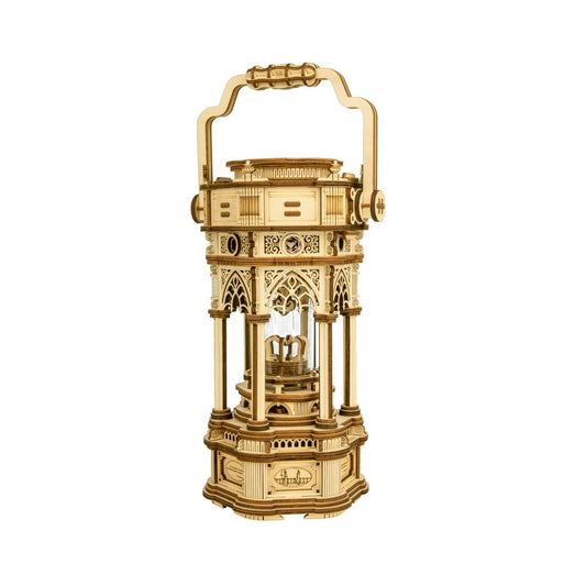 Robotime, Muziekdoos Hout DIY 3D Puzzel Victorian Lantern