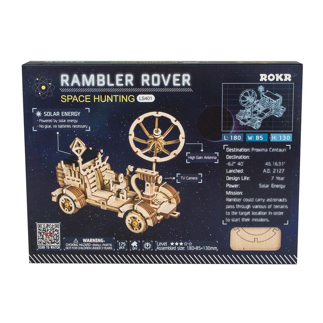 3D Houten Puzzel op zonne-energie Rambler Rover, Robotime