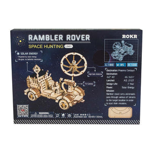 3D Houten Puzzel op zonne-energie Rambler Rover, Robotime