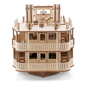 Eco Wood Art (EWA) 3D Houten Puzzel Paddle River Princess Stemaer