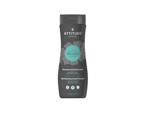 Attitude Super Leaves™ Shampoo & Douchegel voor Mannen – Scalp Care (473 ml)