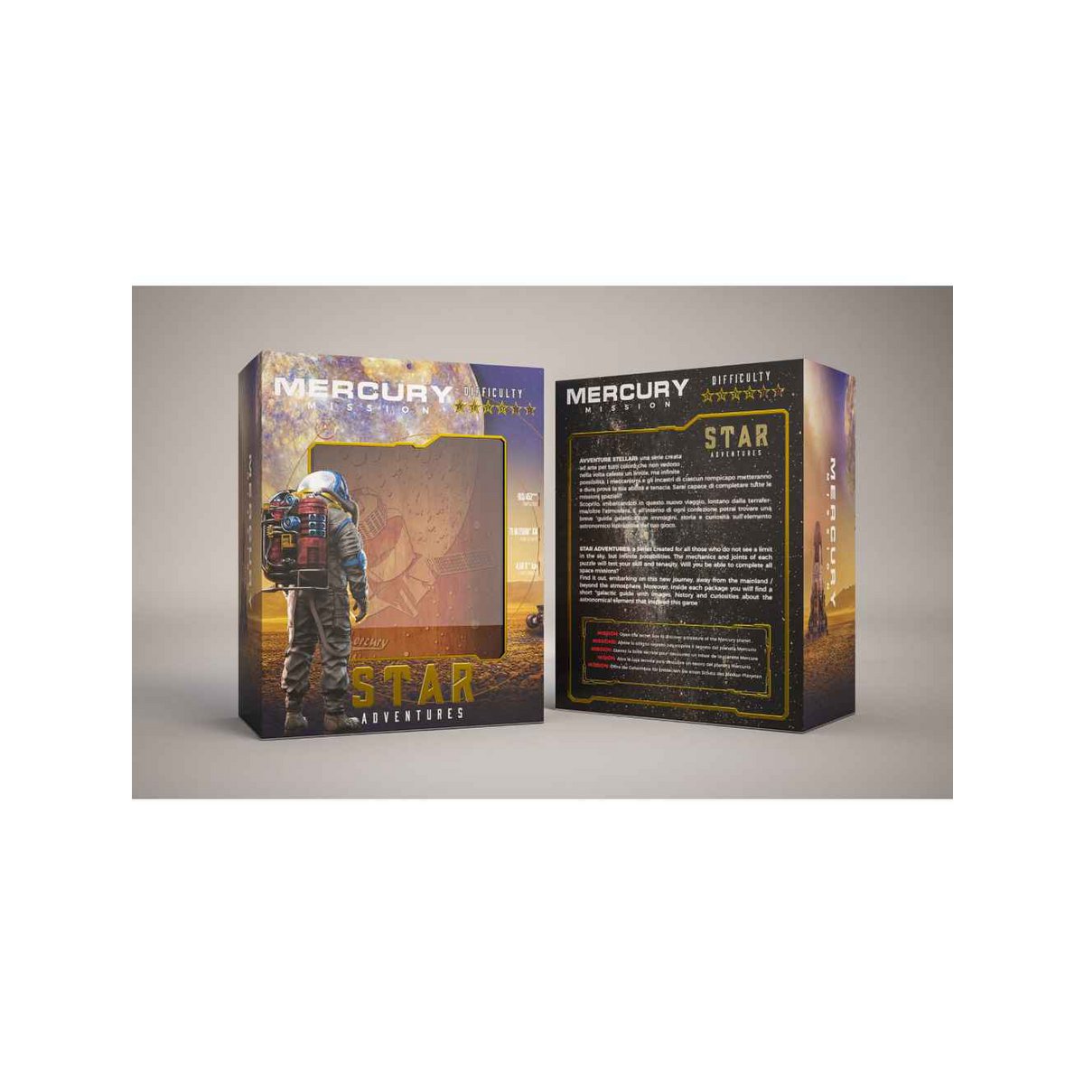 Logica Giochi Houten Breinbreker Star Adventures Mission Mercury