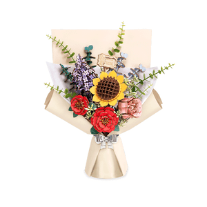 Robotime, DIY Houten Bloemenboeket/Flower Bouquet, TW01H,