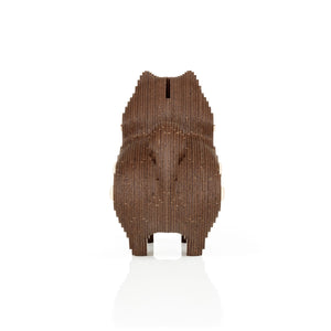 Eco Wood Art (EWA) 3D Houten Bouwset Spaarpot Hondje/Dog, 3786, 15x9,1x15,7cm