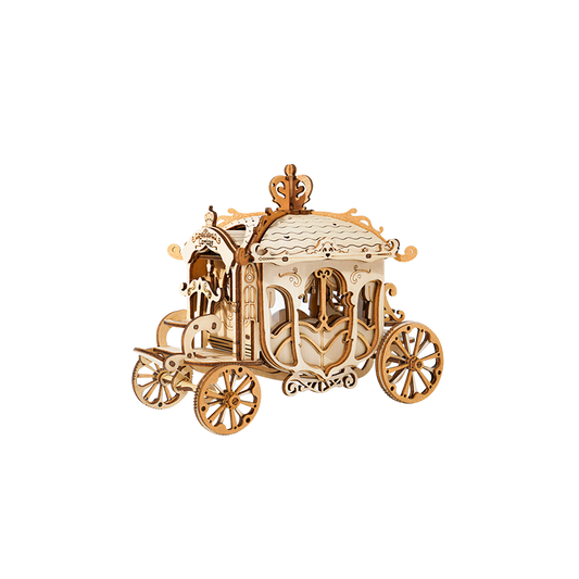 Robotime, 3D Houten Puzzel Carriage
