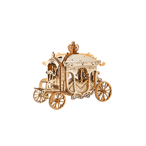 Robotime, 3D Houten Puzzel Carriage