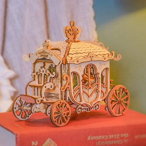 Robotime, 3D Houten Puzzel Carriage