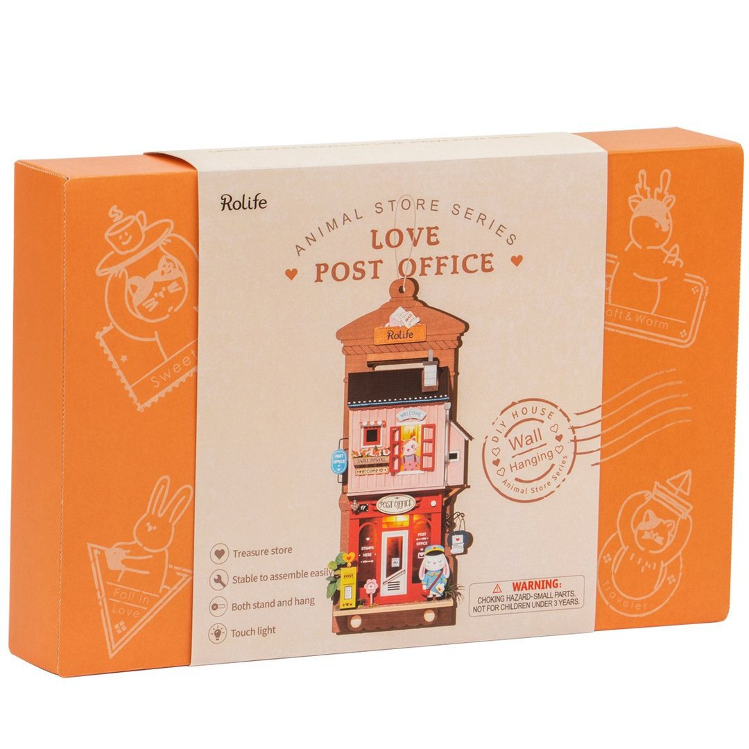 Robotime, DIY Sleutelrekje Love Post Office Sleutelrekje