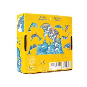 Logica Giochi Mandala Houten Legpuzzel Dolfijn/ Dolphin
