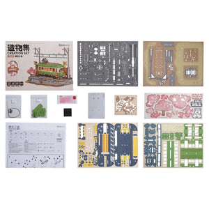 Robotime, DIY 3D Houten Modelbouwpakket, Sakura Journey, TGS02, 23,2x14x16,7cm
