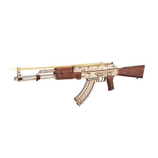Robotime, 3D Houten Puzzel AK-47 Assault Rifle